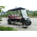 6 seats 4x4 hunting golf carts with gas or battery power